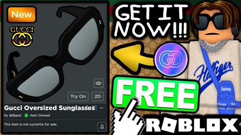 gucci glasses roblox